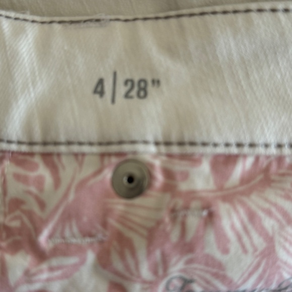NWOT Tommy Bahama Ella Twill High-Rise White Ankle Jeans Size 4 - Picture 7 of 11